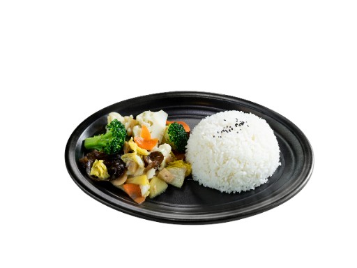 Mixed Vegetables Rice 杂菜饭